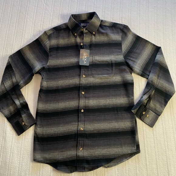 BOCA CLASSICS 3 Men’s Small Plaid Flannel Shirts - Picture 2 of 6